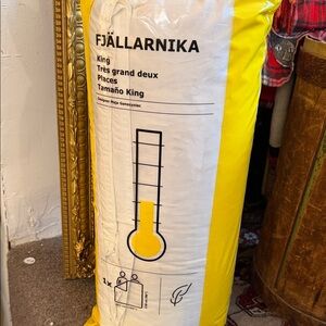 IKEA FJÄLLARNIKA King Comforter - White duck filling